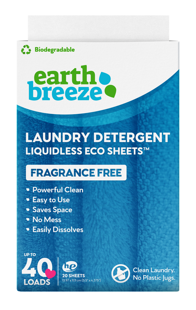 Laundry Detergent Eco Sheets - 40 Loads – Earth Breeze UK