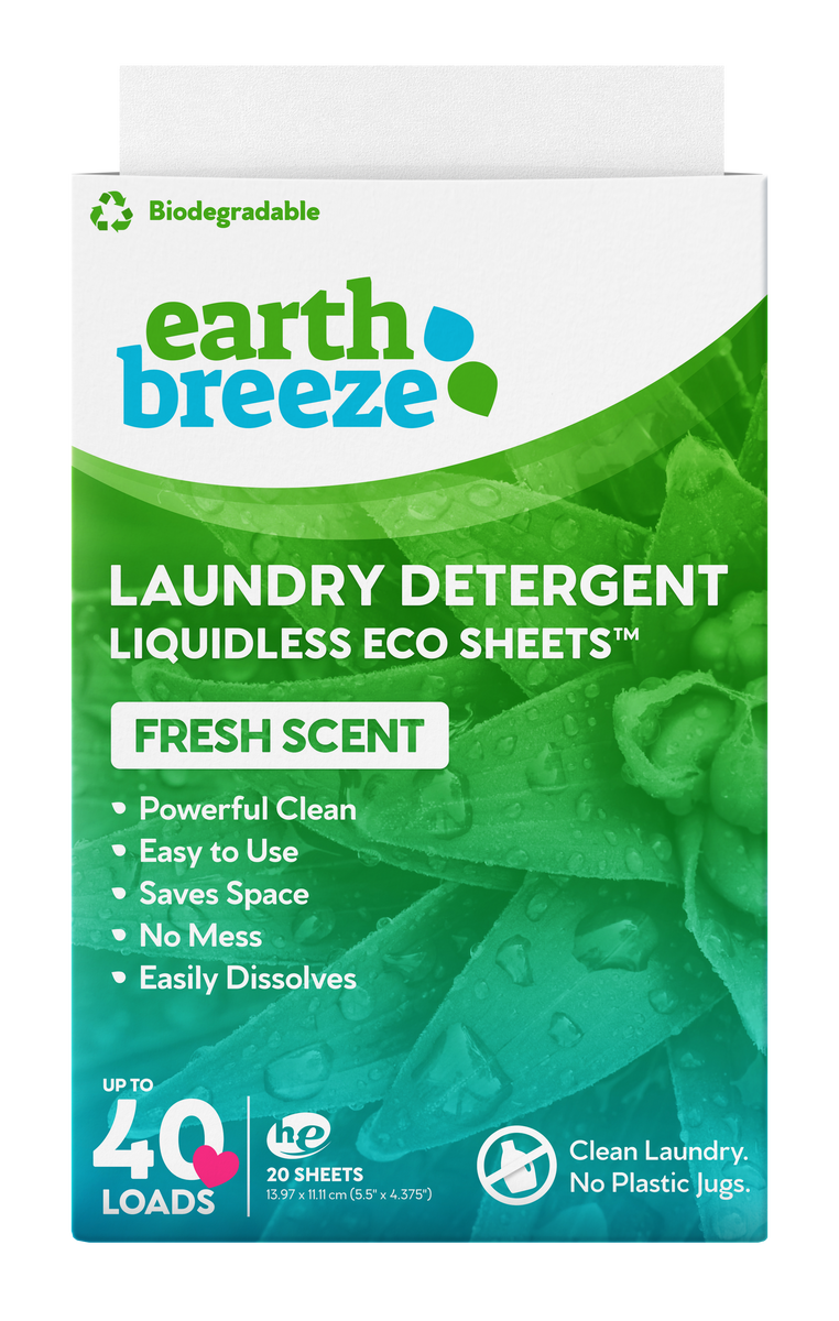 Laundry Detergent Eco Sheets - 40 Loads – Earth Breeze UK
